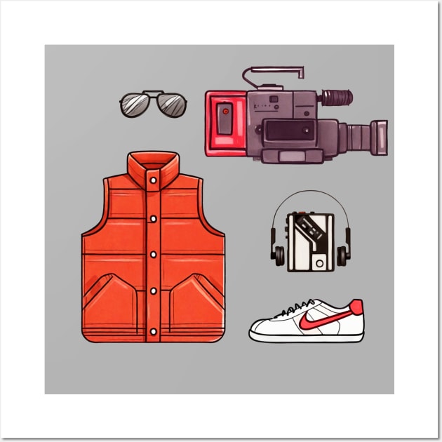 Marty McFly - BTTF part I Wall Art by Buff Geeks Art